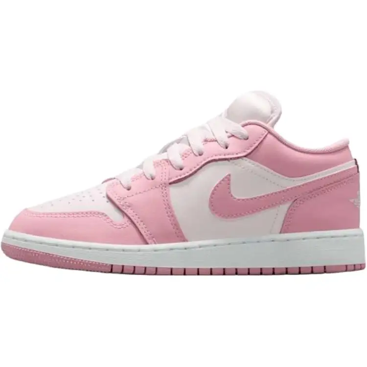 Jordan Air Jordan 1 Mid top Children's Basketball Shoes Pink Unisex