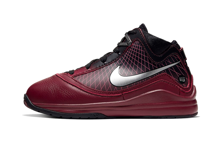 Детские кроссовки Nike Lebron 7 (бордовые)