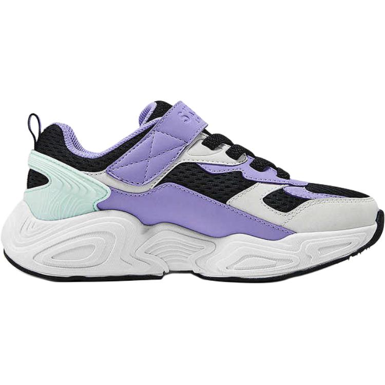 Детские кроссовки Skechers kids Air-Cooled MEMORY FOAM (черно-бело-фиолетовые) — Чёрныйбелыйфиолетовый — фото 2