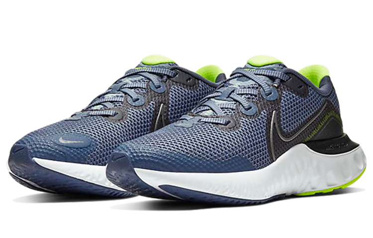 Кроссовки Nike NikeRenew Run (сине-черные) — Синийчёрный — фото 3