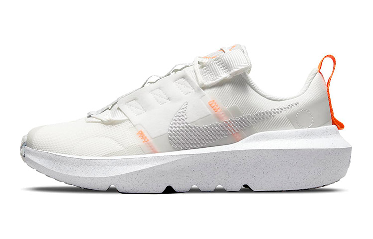 Кроссовки Nike Crater Impact (бело-оранжевые)