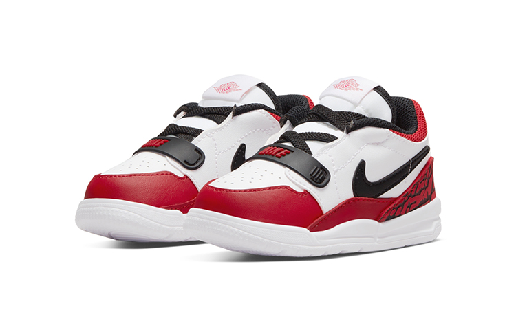 Детские кроссовки Jordan Legacy 312 Low (бело-красные) — Белый / красный — фото 5