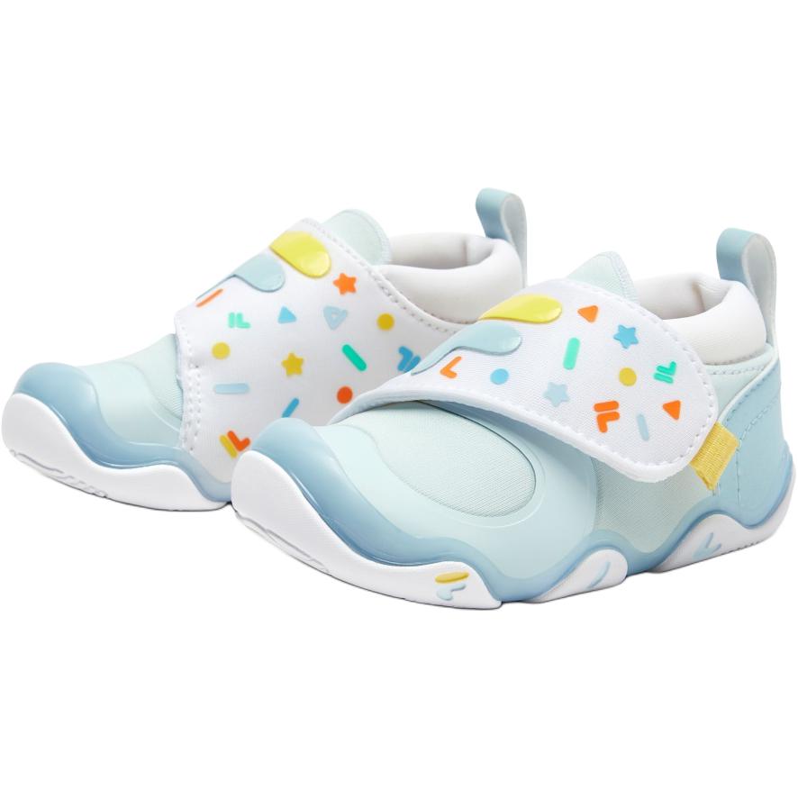 Детские кроссовки Fila KIDS AMORE / (бело-синие) — 斐乐白/幻象蓝 — фото 3
