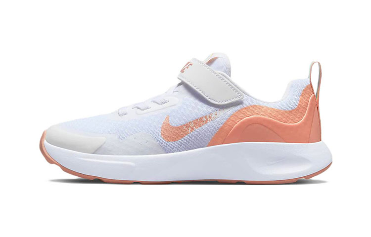 Детские кроссовки Nike Nike Wearallday SE (бело-оранжевые)