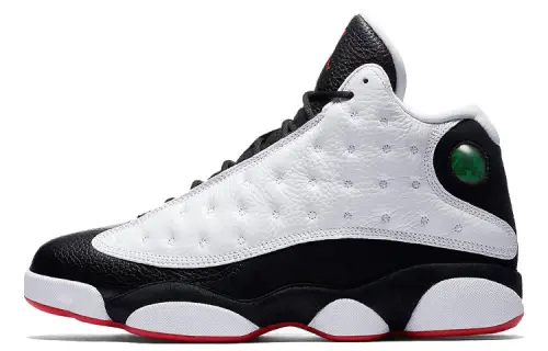 Jordan 13 Retro BG He Got Game synthetic leather panda color matching comfortable sports high top children's basketball shoes black and white same style for men and women