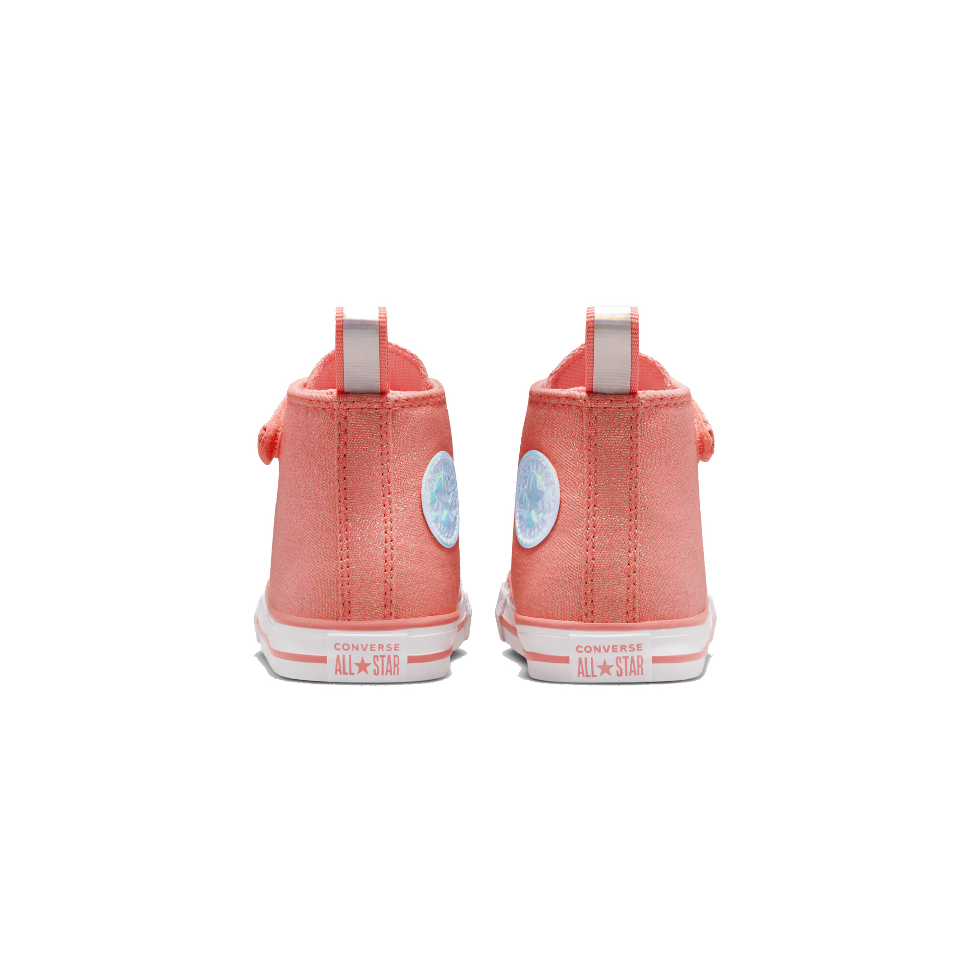 Детские кеды Converse Chuck Taylor All Star (розово-белые) — фото 4