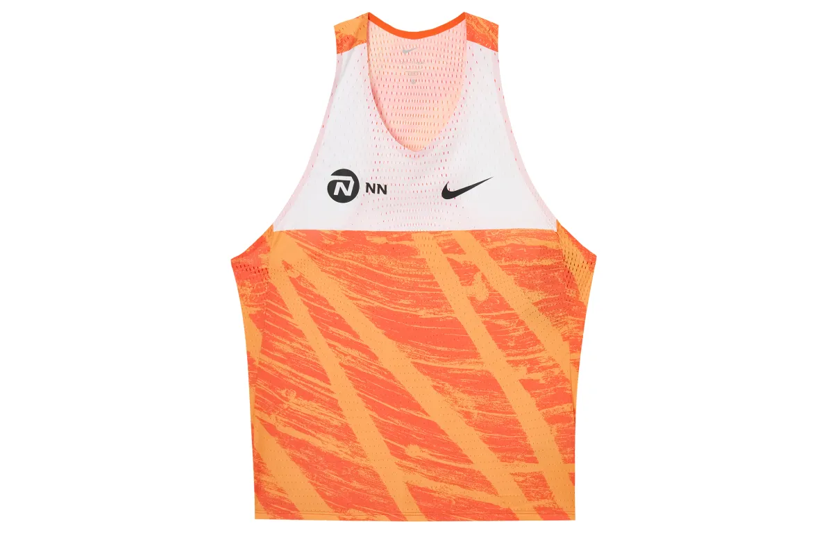 Nike AEROSWIFTDri FIT ADV Running Tank Top Men's Team Orange/White/Black