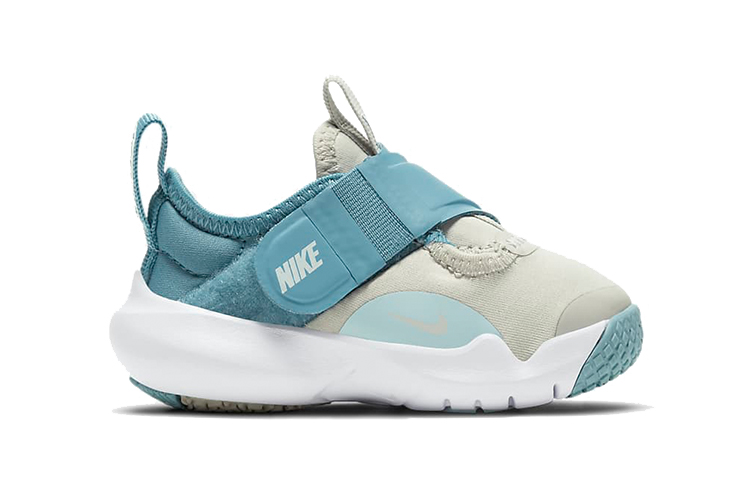 Детские кроссовки Nike Flex Advance (бело-синие) — фото 4