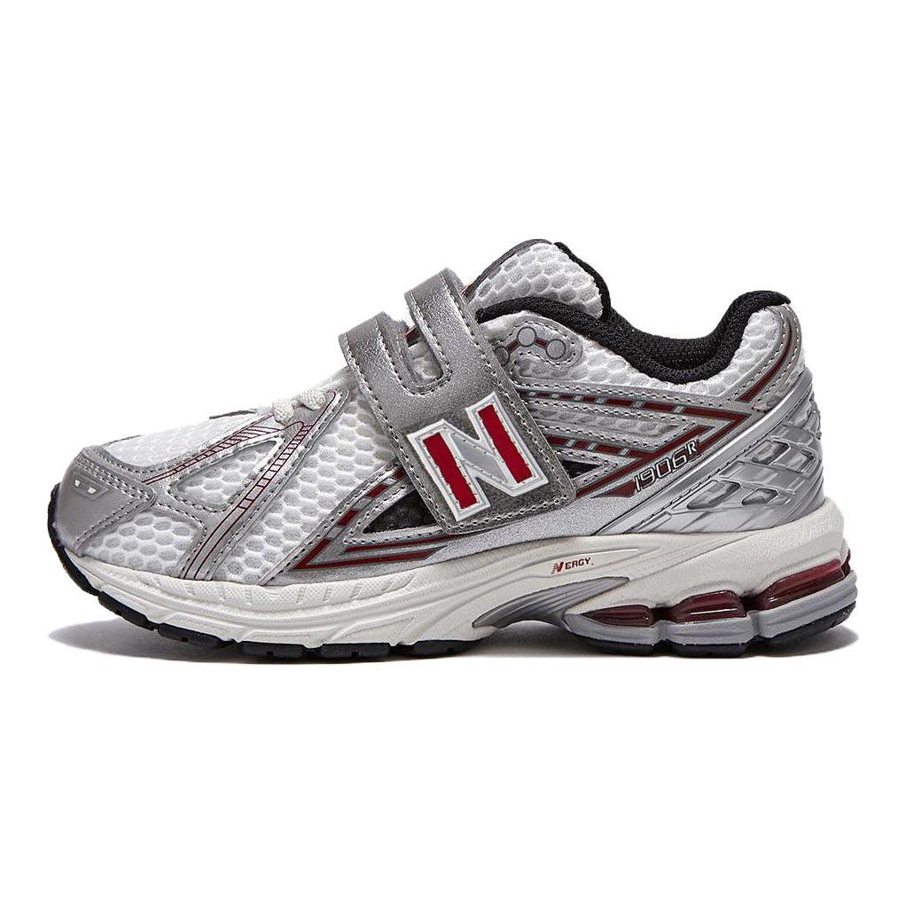 Детские кроссовки New Balance 1906R (серебристо-красный)