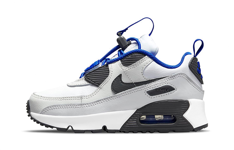 Кроссовки Nike Air Max 90 Toggle (серо-черно-синие)