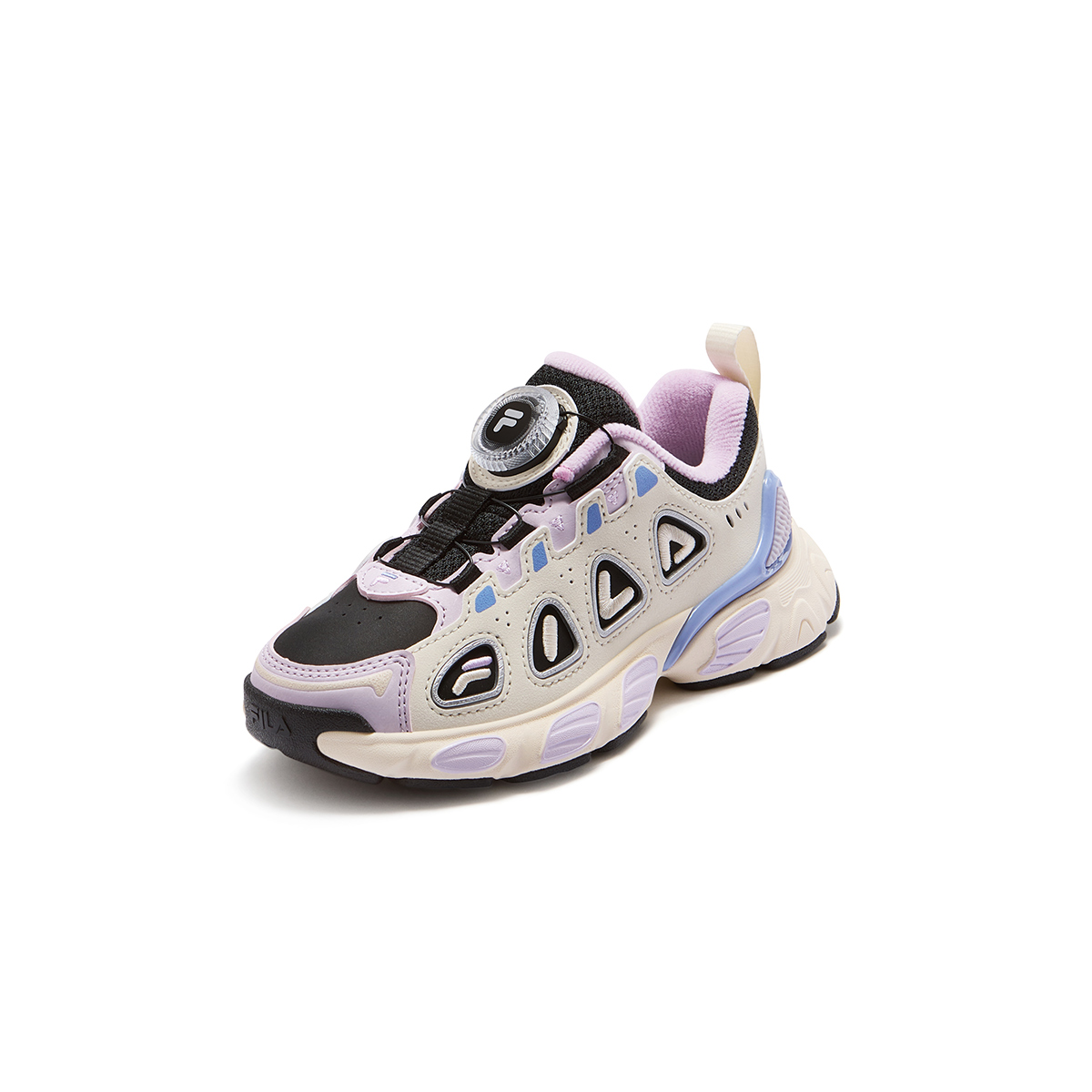 Кроссовки Fila KIDS Heritage-FHT (черный) — 黑/奶白 — фото 4