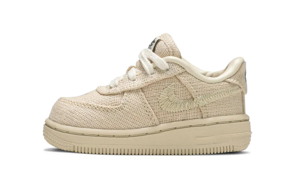 Детские кеды Stussy x Nike Air Force 1 (молочный)