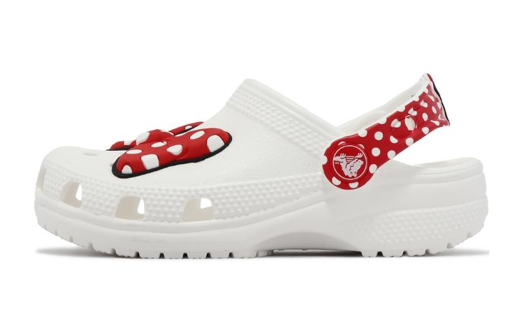 Сабо Crocs Disney Minnie Mouse Cls Clg K (бело-красные)
