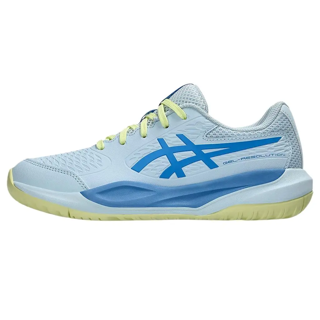 Asics GEL RESOLUTION 10 Cushioning, Wear Resistant Low top Kids' Training Shoes Light Blue