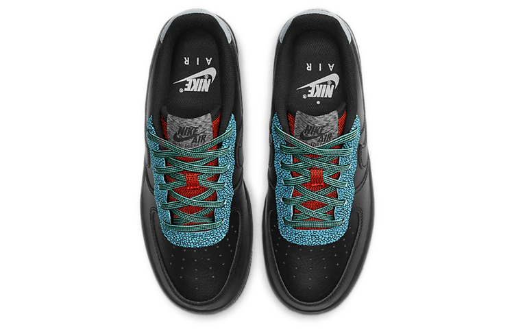 Кеды Nike Air Force 1 LV8 4 (черно-синий) — Чёрныйсиний — фото 5