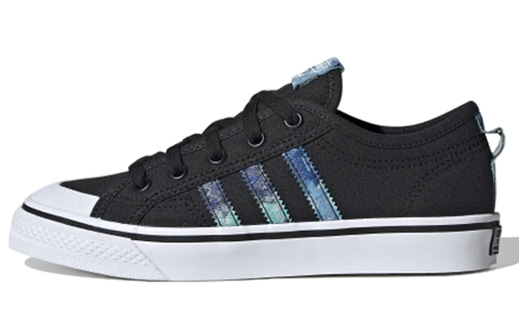 Кеды adidas originals Nizza J (черно-синий) — Чёрный / синий — фото 1