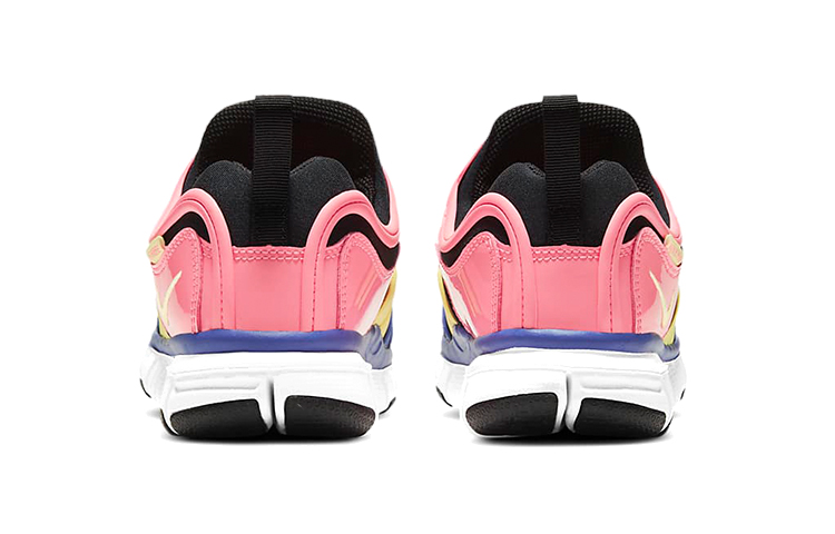 Детские кроссовки Nike Dynamo Free (розово-сине-желтые) — фото 7