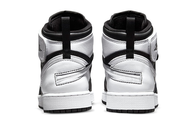 Мужские кроссовки Jordan Air Jordan 1 Hi FlyEase (черно-белые) — фото 5