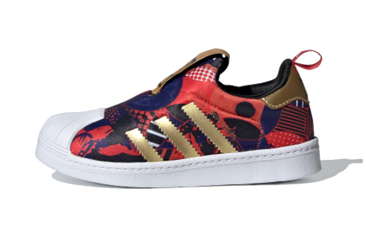 Кеды adidas originals SUPERSTAR 360 C (сине-черно-оранжевый) — Синий / чёрный / оранжевый / золотой — фото 1