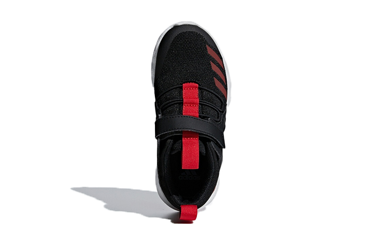 Детские кроссовки adidas Rapidaflex El K (черно-красные) — фото 5