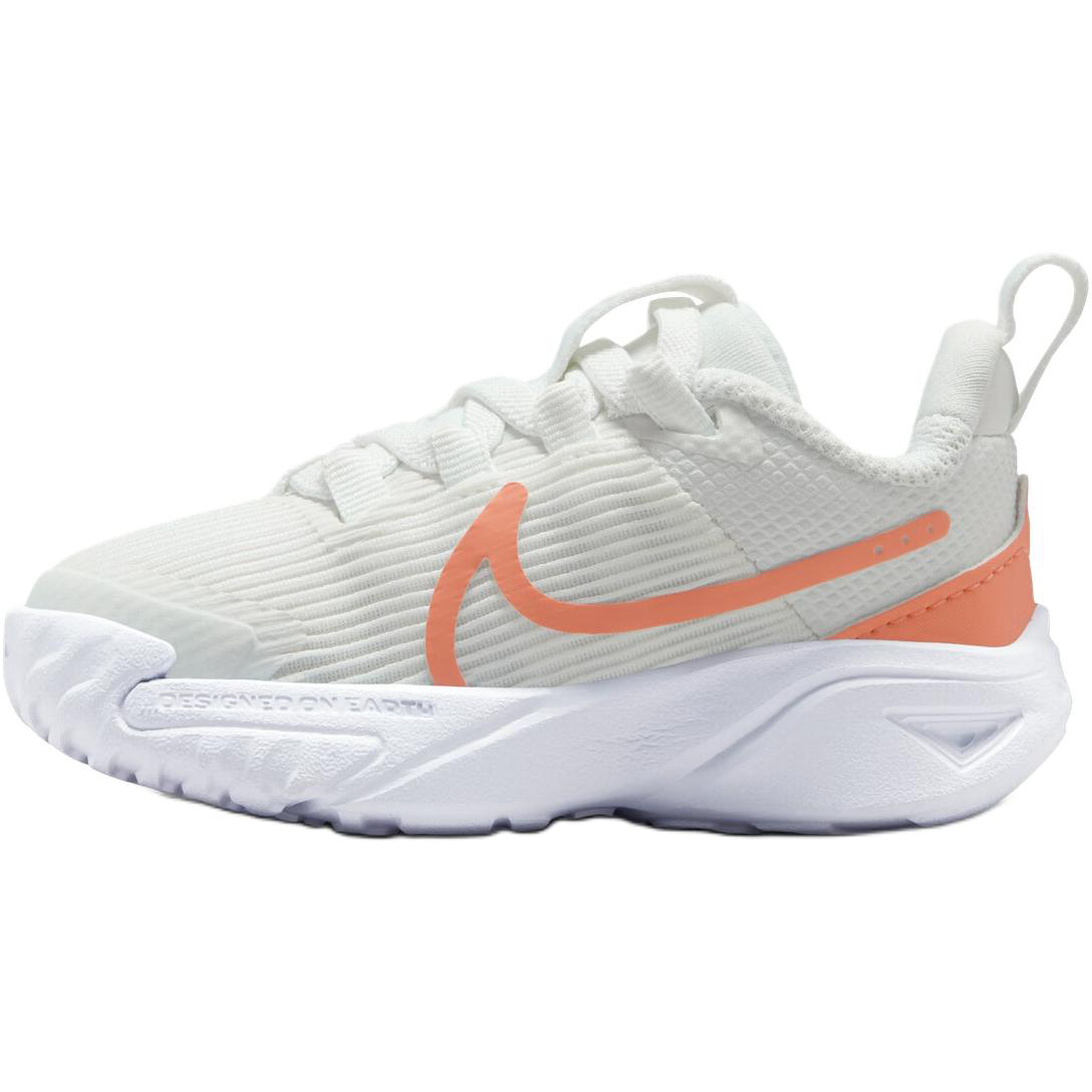 Детские кроссовки Nike Star Runner 4 (бело-оранжевые)