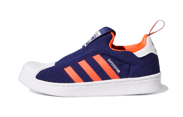 Кеды adidas originals SUPERSTAR 360 (сине-оранжевые)
