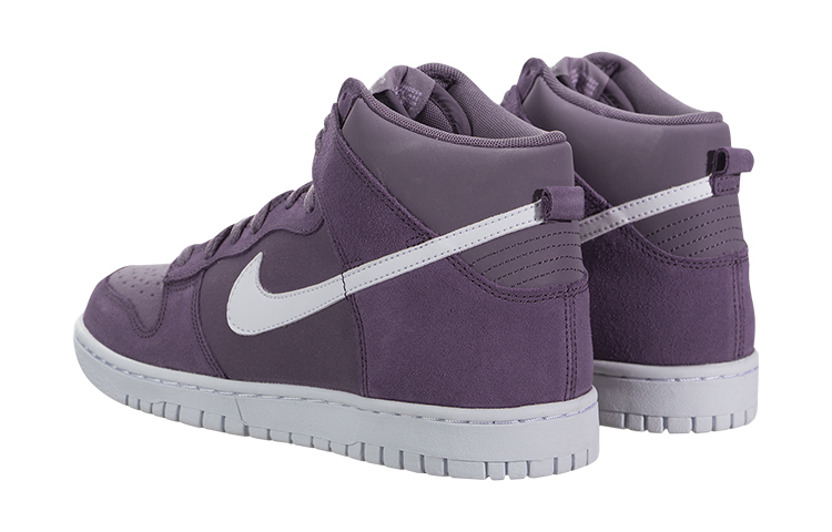 Кроссовки Nike Dunk GS (бело-фиолетовые) — Фиолетовый / белый — фото 3