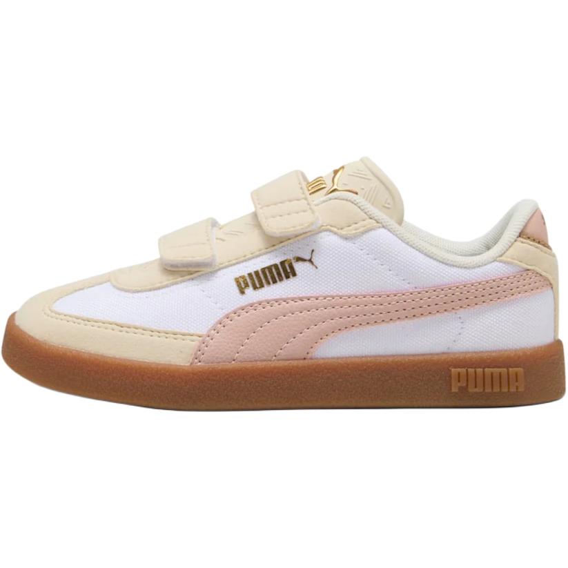 Детские кеды PUMA PUMA Club II Era CV V (бело-желто-розовый)