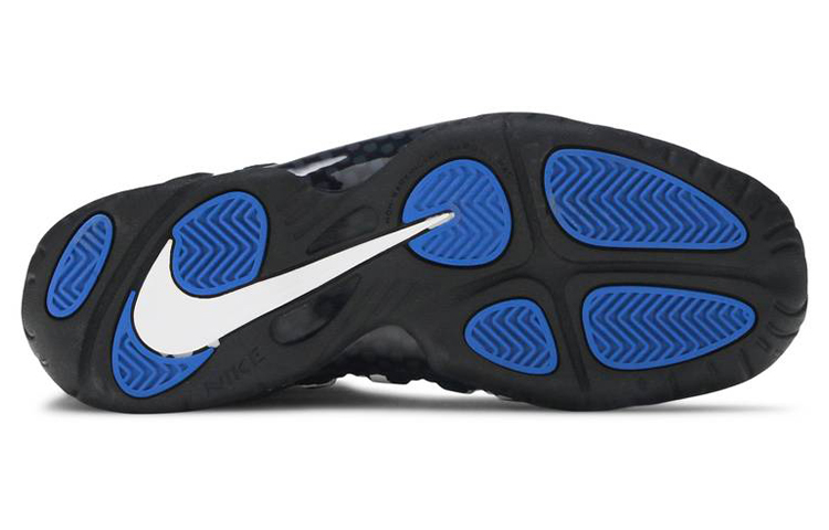 Детские кроссовки Nike NikeFoamposite One GS (черно-синий) — Чёрныйсиний — фото 7