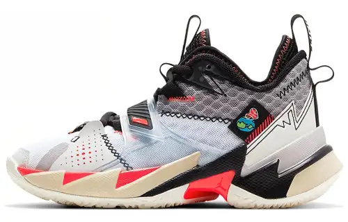 Jordan Why Not Zer0.3 White Bright Crimson Black GS