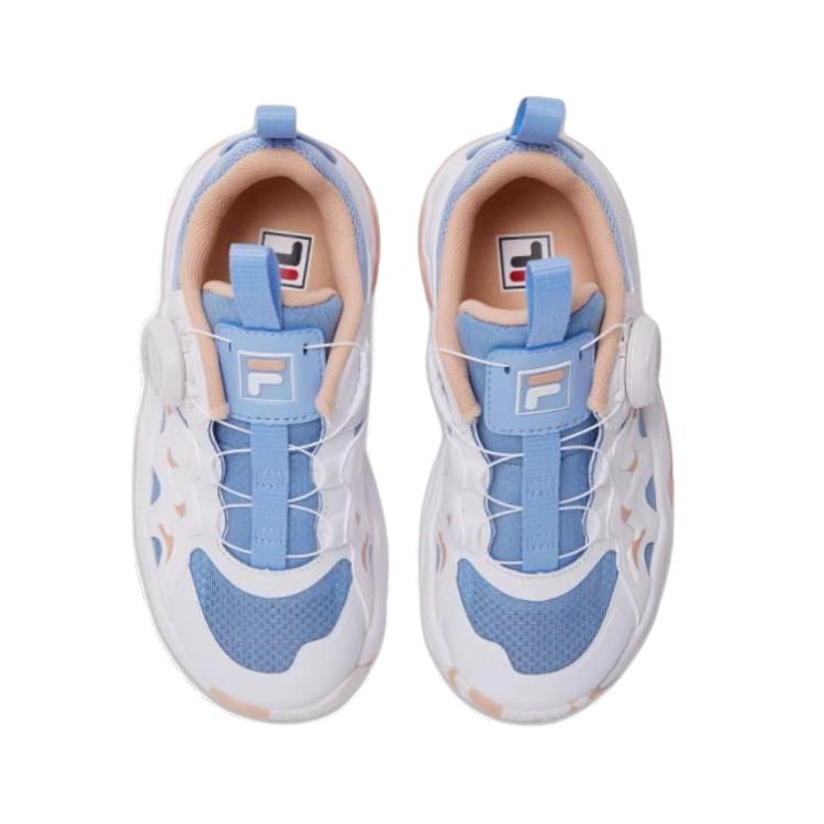 Детские кроссовки Fila KIDS BOA (бело-голубой) — фото 4