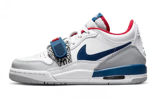 Jordan Legacy 312 Low White French Blue GS