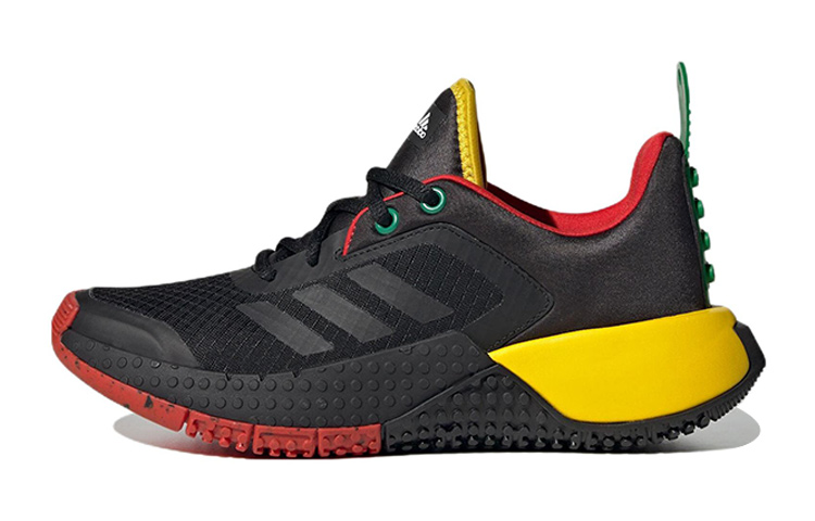Детские кроссовки LEGO x adidas Sport Pro Dna (черно-красно-желтые)