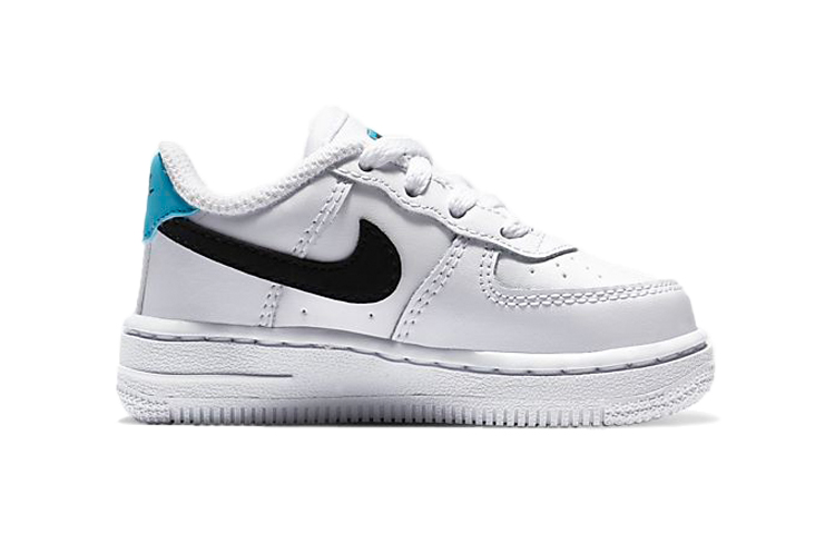 Кроссовки Nike Air Force 1 Worldwide (белыйчерныйсиний) — Белыйчёрныйсиний — фото 4