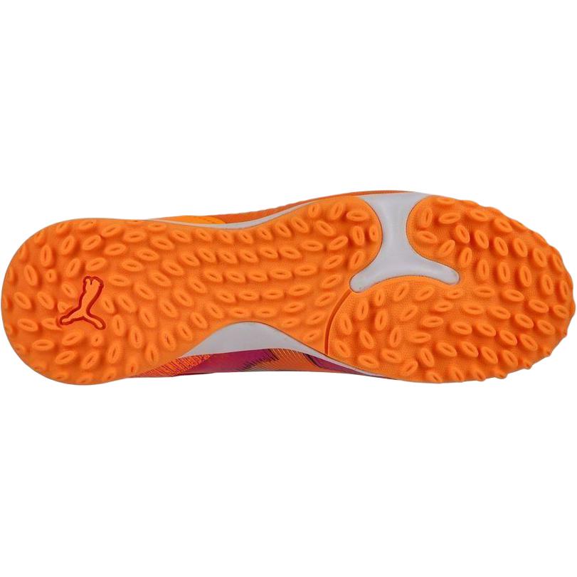 Детские бутсы PUMA PUMAFUTURE 8 MATCH Laceless + Mid TT (оранжевые) — Оранжевый — фото 4