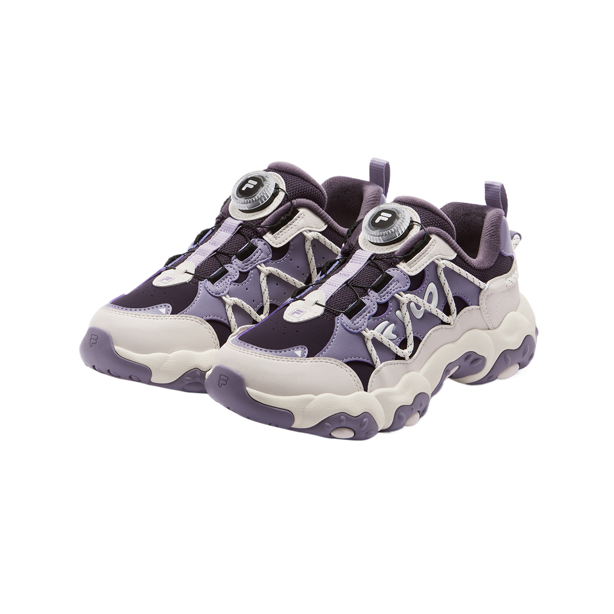 Детские кроссовки Fila KIDS Fluid HERITAGE-FHT NORTH (фиолетовые) — Фиолетовый — фото 4