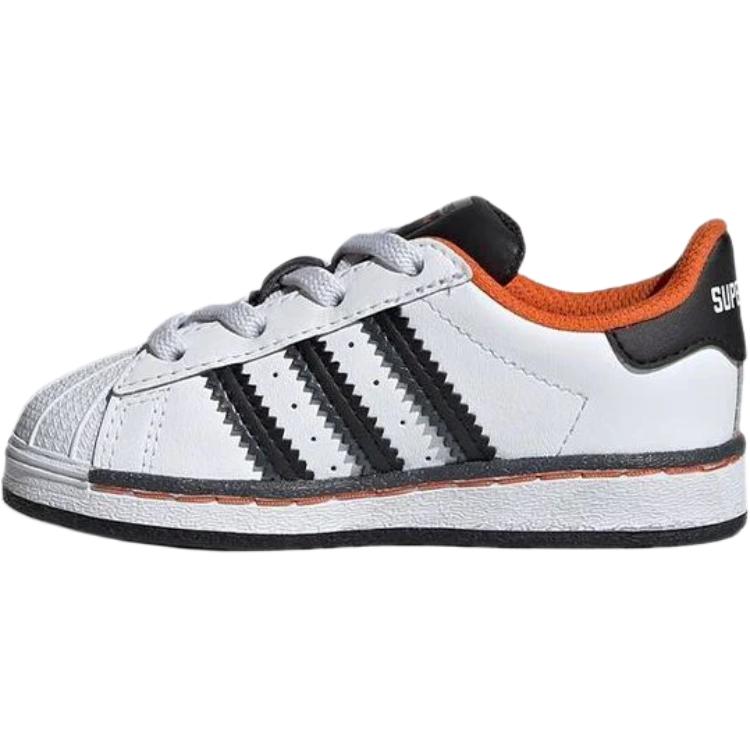 Детские кроссовки adidas Superstar El (бело-черные)