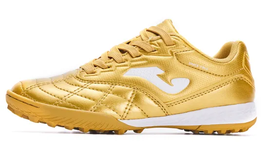 Joma Liga T1 Tf Slip Resistant Abrasion Resistant Low top Kids' Soccer Shoes Crimson Gold Kids'