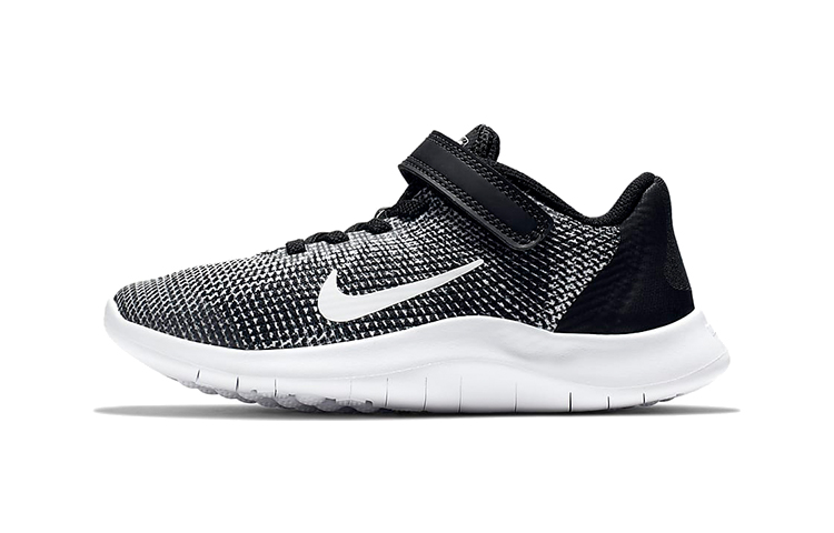 Детские кроссовки Nike Flex Runner (черно-белые)