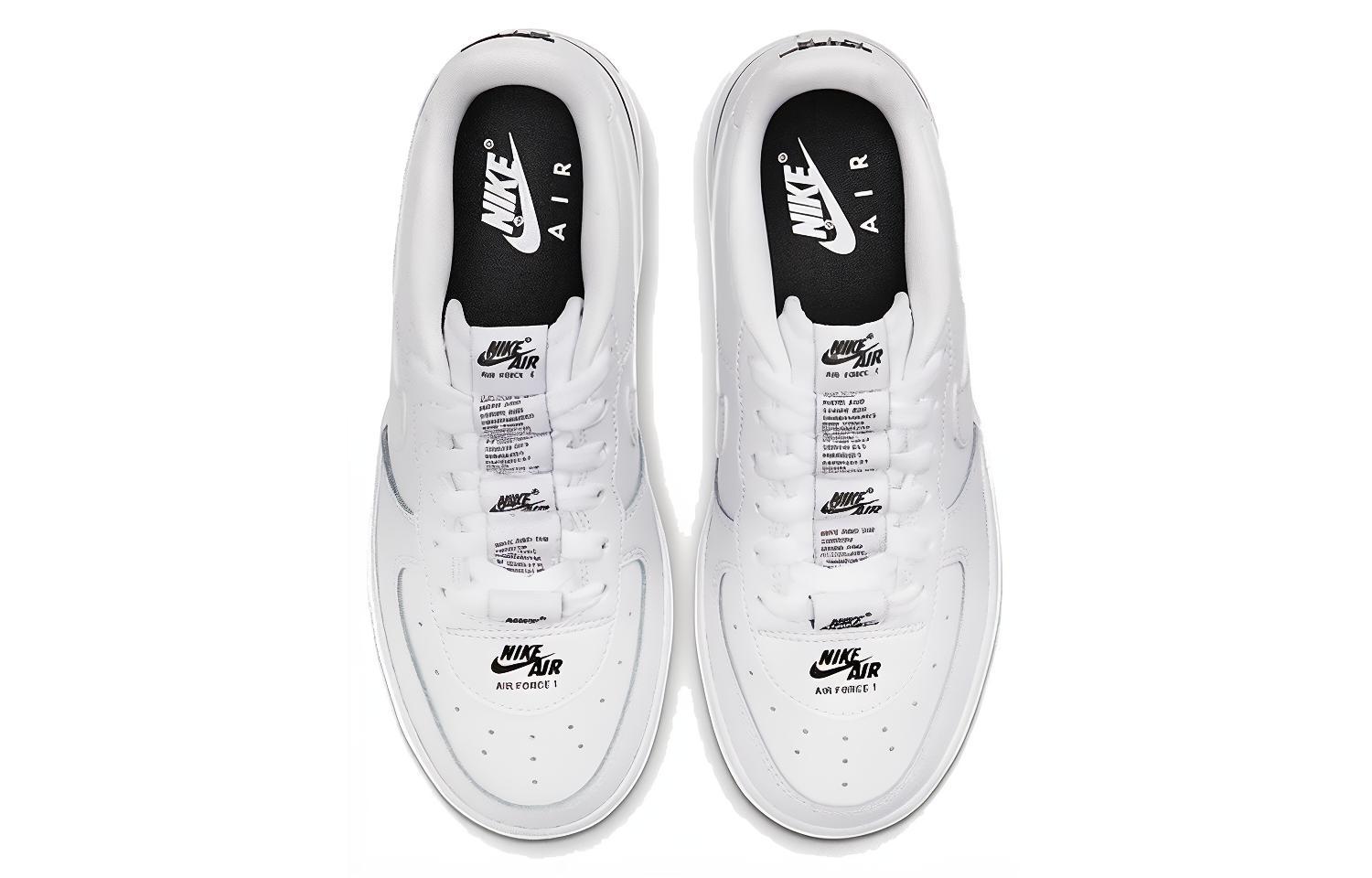 Кеды Nike Air Force 1 Lv8 3 (бело-черные) — Белыйчёрный — фото 10