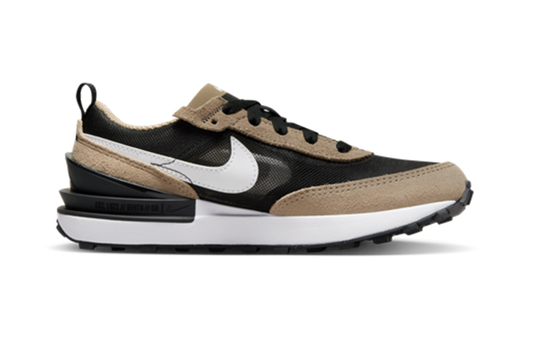 Детские кроссовки Nike Waffle One (черные) — 黑/卡其/黑/帆白 — фото 4