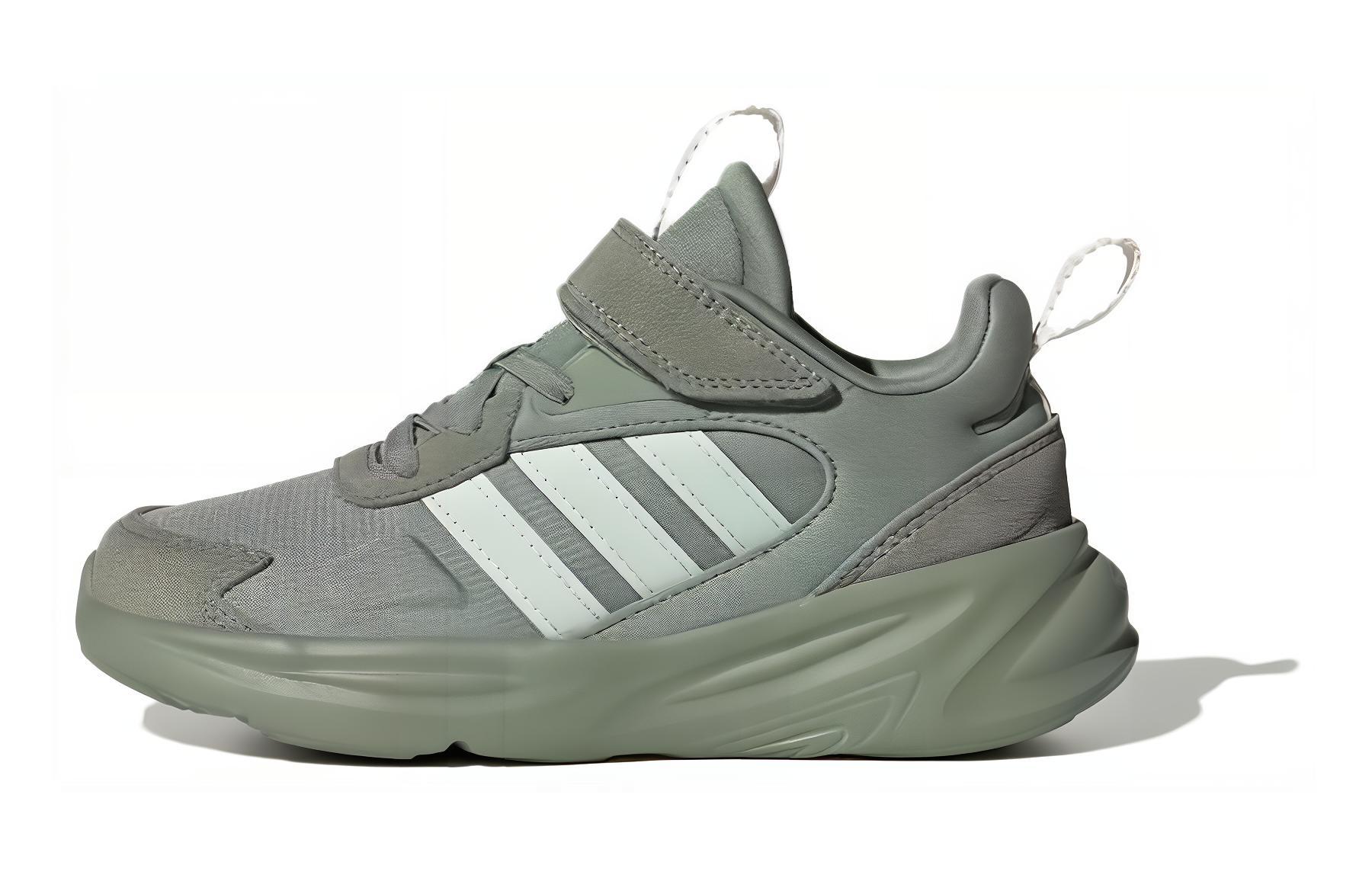 Детские кроссовки adidas adidas neo Ozelle (серо-зеленые)