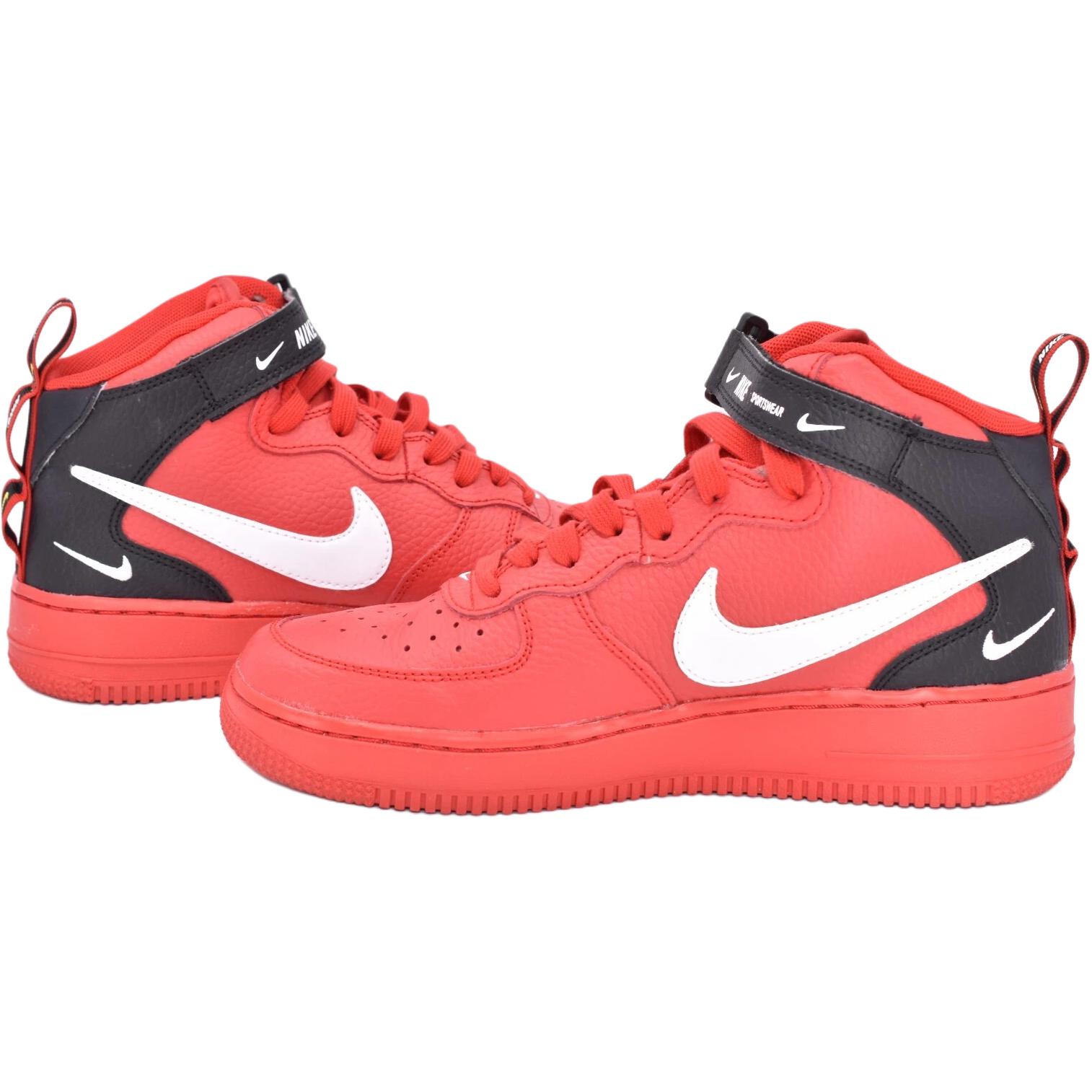 Кроссовки Nike Air Force 1 LV8 GS (красные) — фото 4