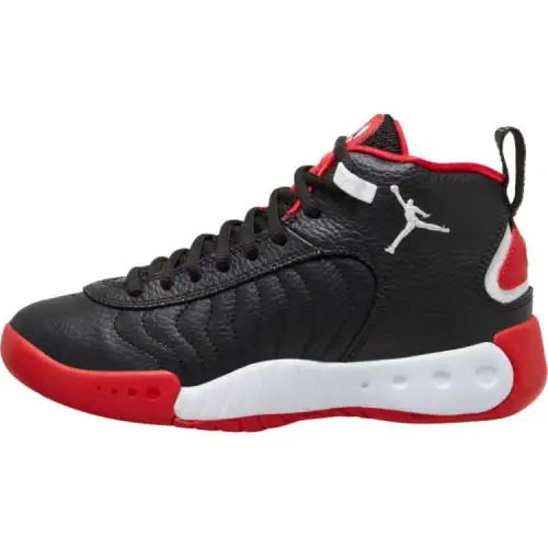 Jordan Jumpman Pro Leather High top Basketball Shoes Black Unisex