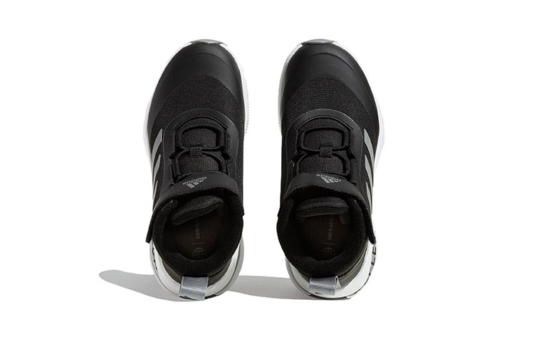 Детские кроссовки adidas Fortarun Atr El K (черно-белые) — Чёрныйбелый — фото 7