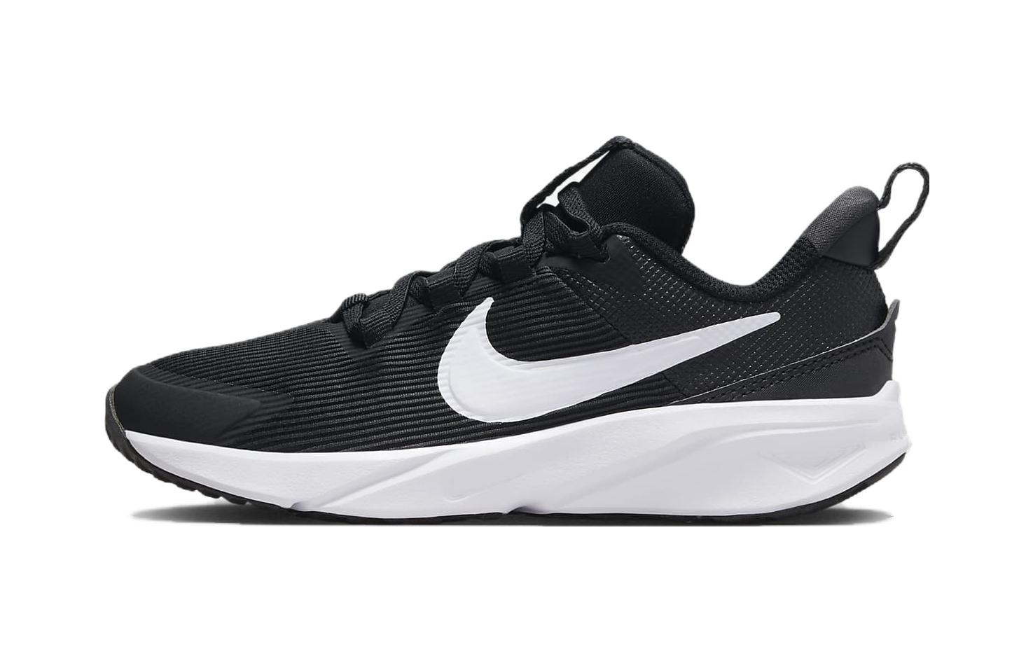 Детские кроссовки Nike Star Runner 4 (черно-белые)