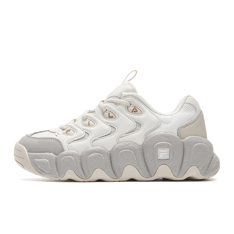 Женские кроссовки Fila FILA CROISSANT 1S (бело-серые)
