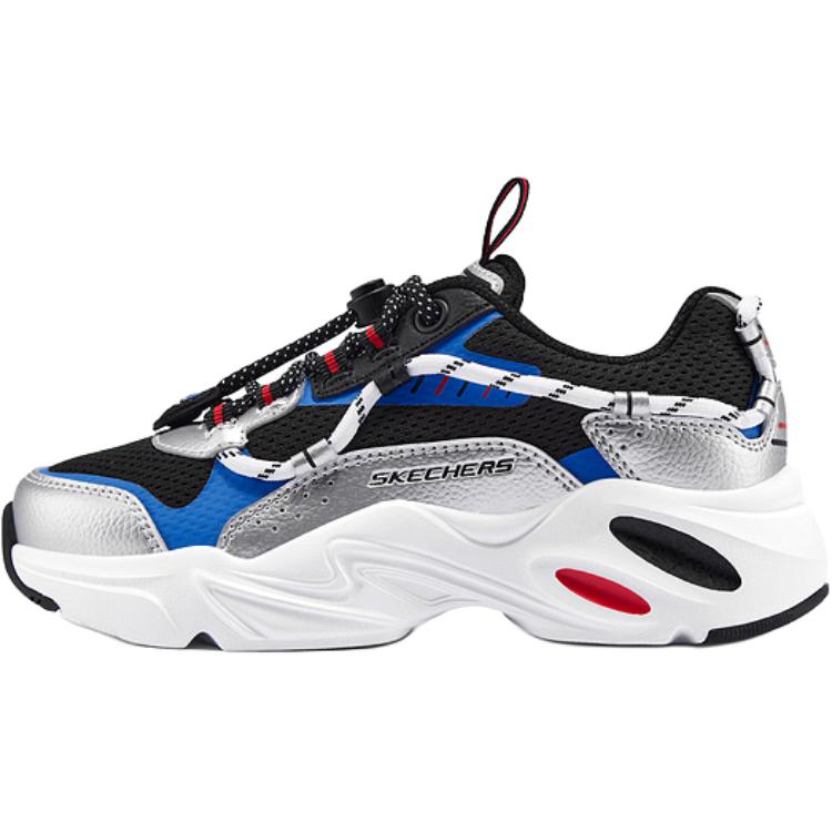 Мужские кроссовки Skechers Meteor-Bear (черно-красно-синие)