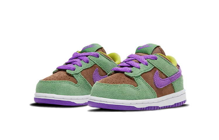 Кроссовки Nike Dunk SP "Veneer" (коричнево-зеленые) — фото 5