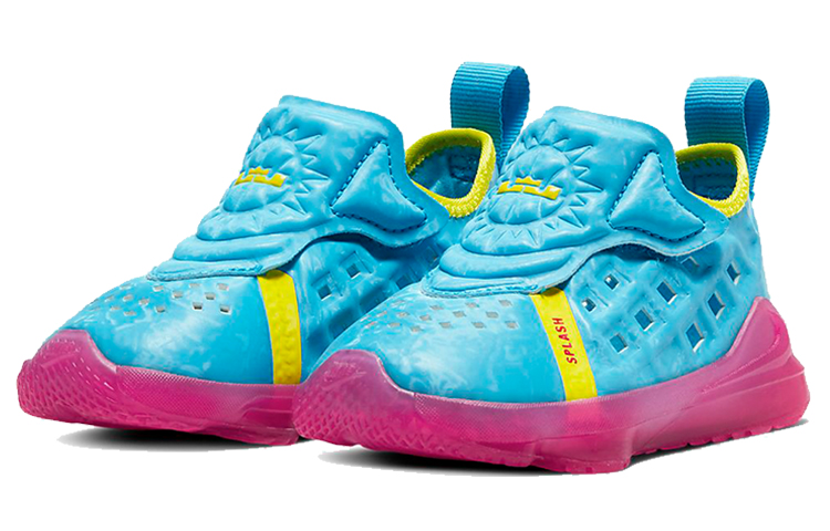 Детские кроссовки Nike Lebron 17 Dunked (сине-розовый) — Синийрозовый — фото 5